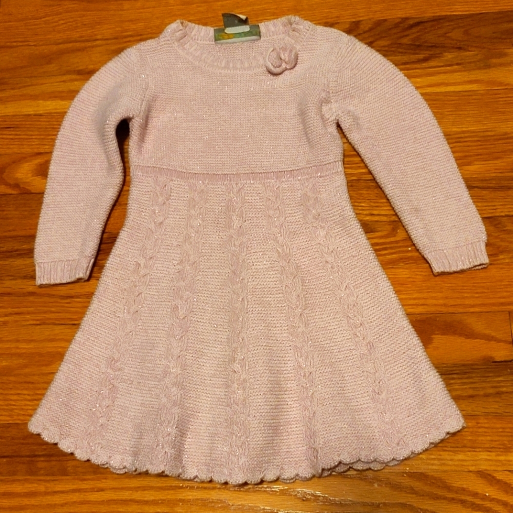 4 for $28 - Rococo Girls 2T Light Pink Knit Dress